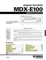 Yamaha MDXE-100 - Service Manual